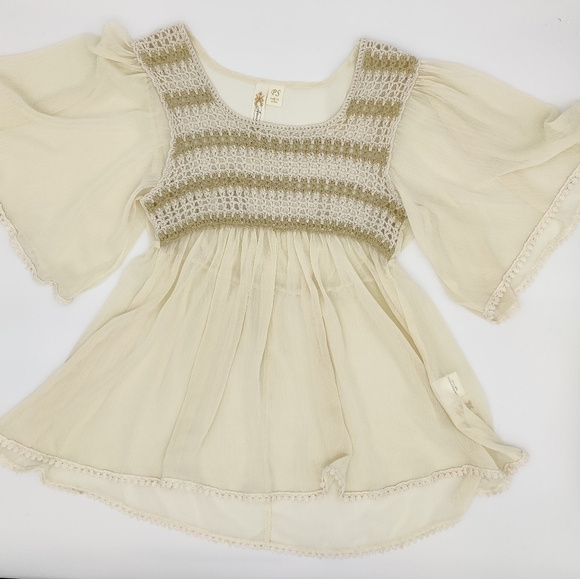 Adiva flutter sleeve top S - Picture 6 of 6